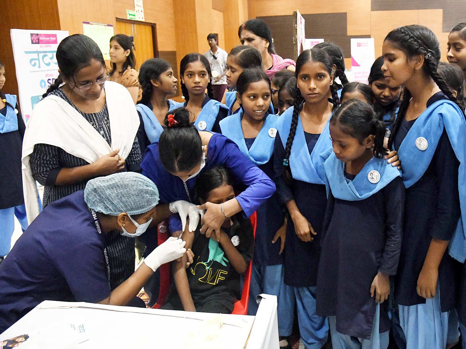HPV vaccination programme for adolescent girls (File Photo/ANI)