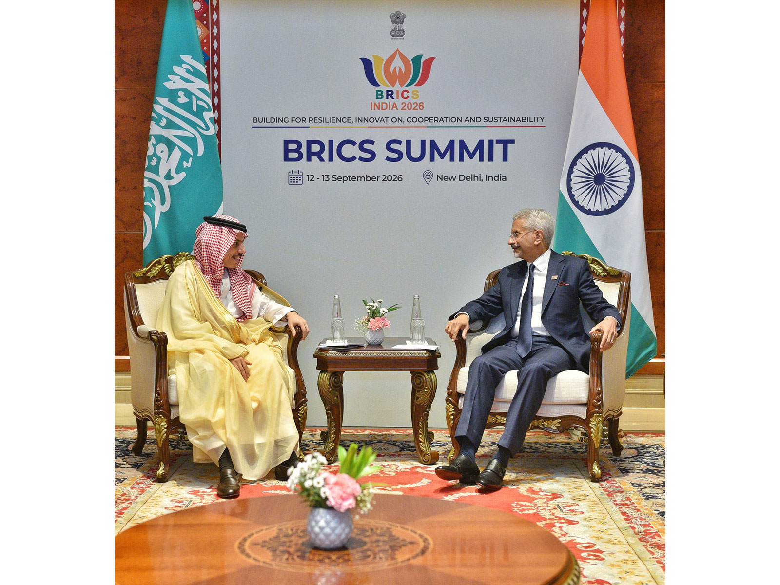 Jaishankar holds bilateral meeting with Saudi Foreign Minister; discusses regional, global developments