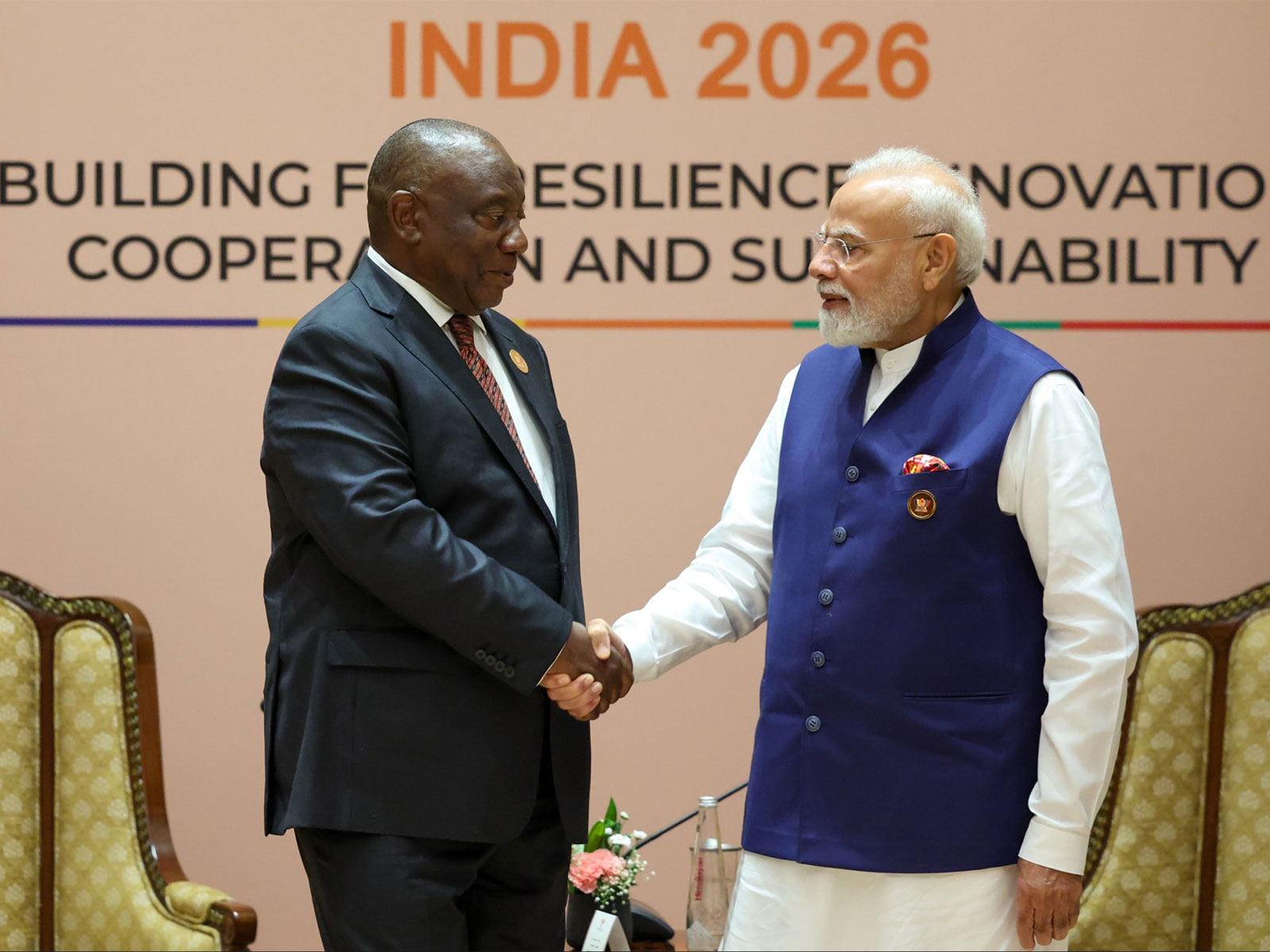 PM Modi, SA President review ties, discuss India-SACU trade pact; PM invites Ramaphosa to join Big Cat Alliance