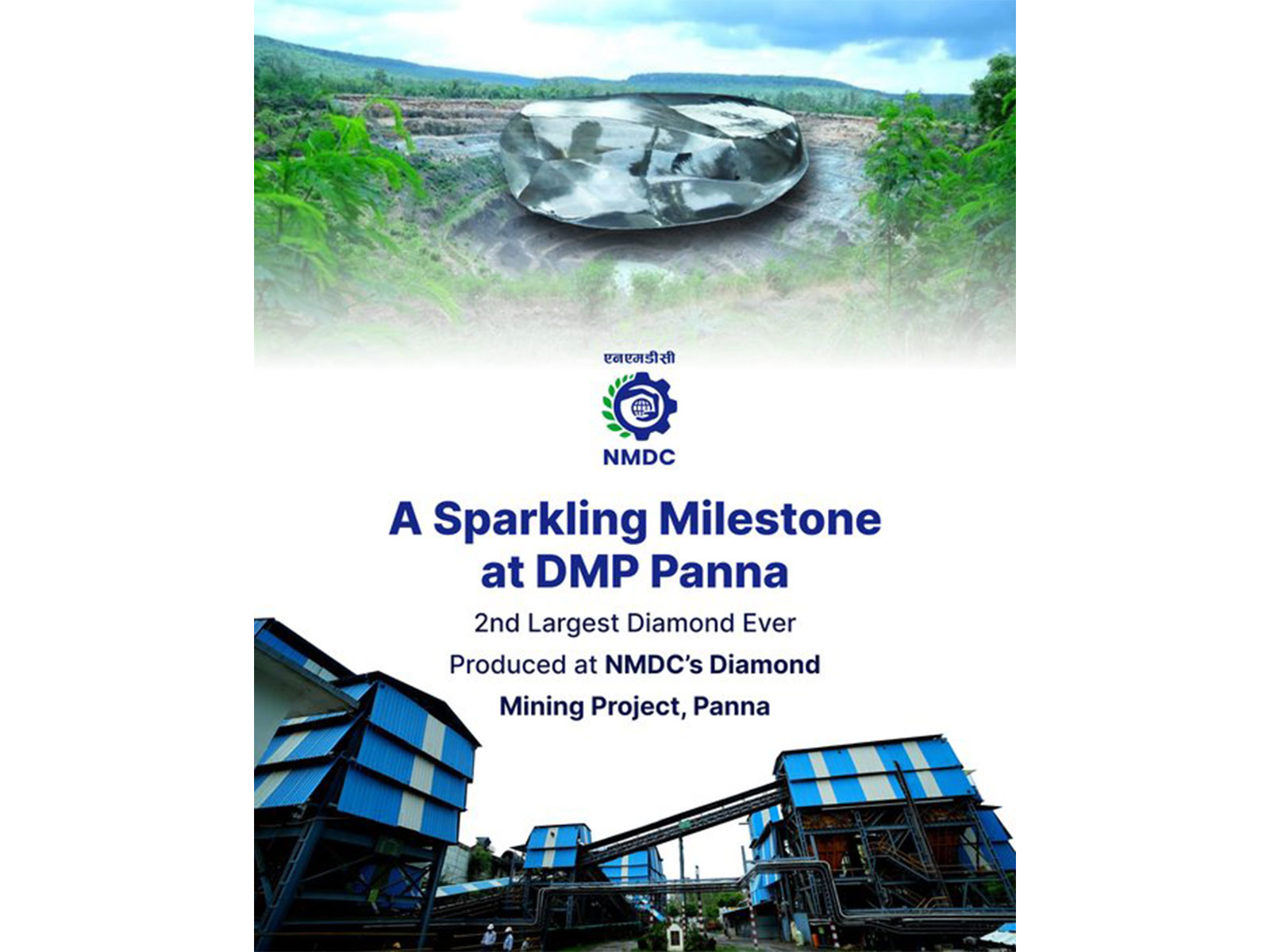 NMDC recovers 27.29-carat diamond at its Panna site, second-largest diamond ever produced by company