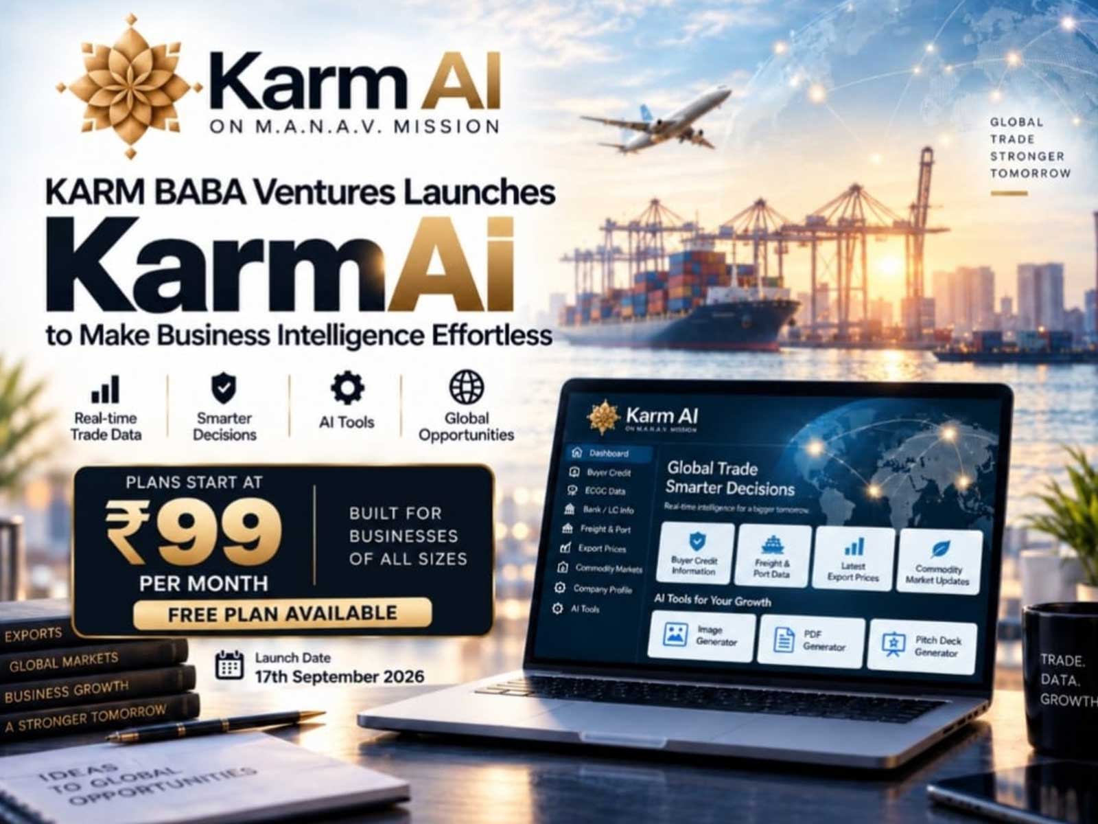 KARM BABA Ventures Launches KarmAi to Make Business Intelligence Effortless