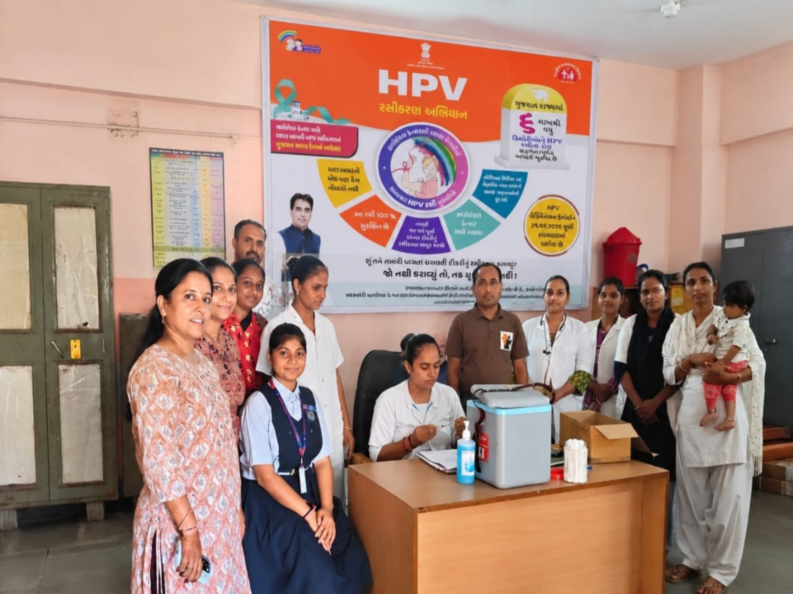 Gujarat: Over 6.25 lakh girls covered under HPV vaccination drive till Sept 16