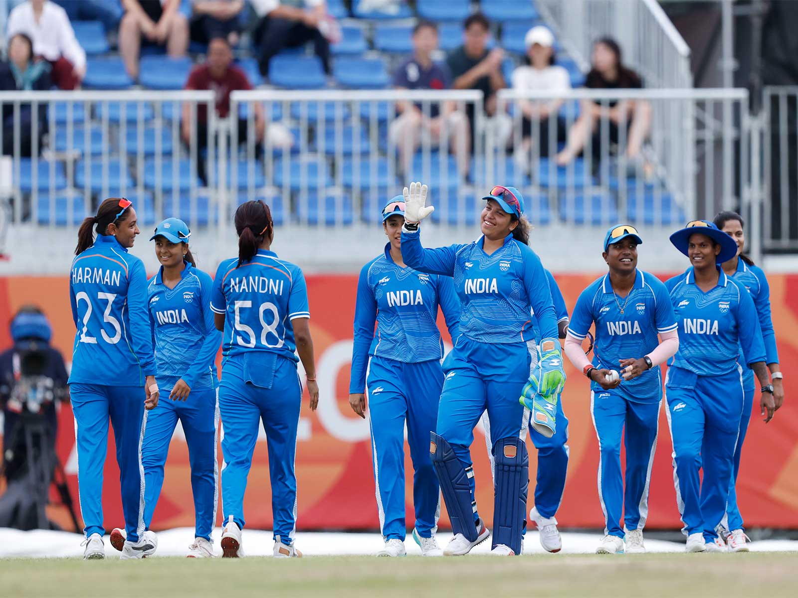 Asian Games 2026: India thrash Bangladesh by 114 runs, storms into women's cricket final