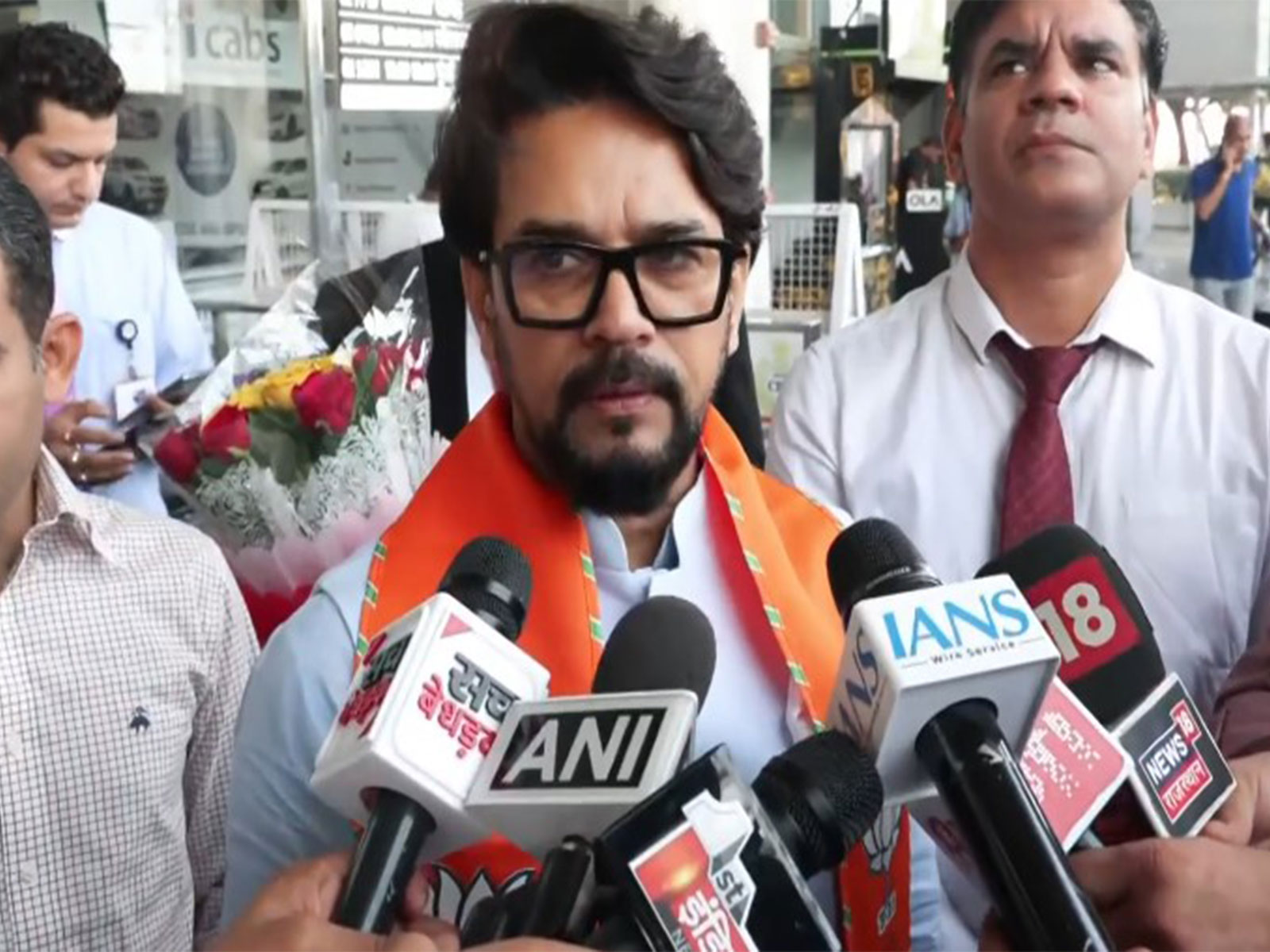 "Severe blow to peddlers of jhooth ki goonj": Anurag Thakur hails BJP's poll victory in Jaipur