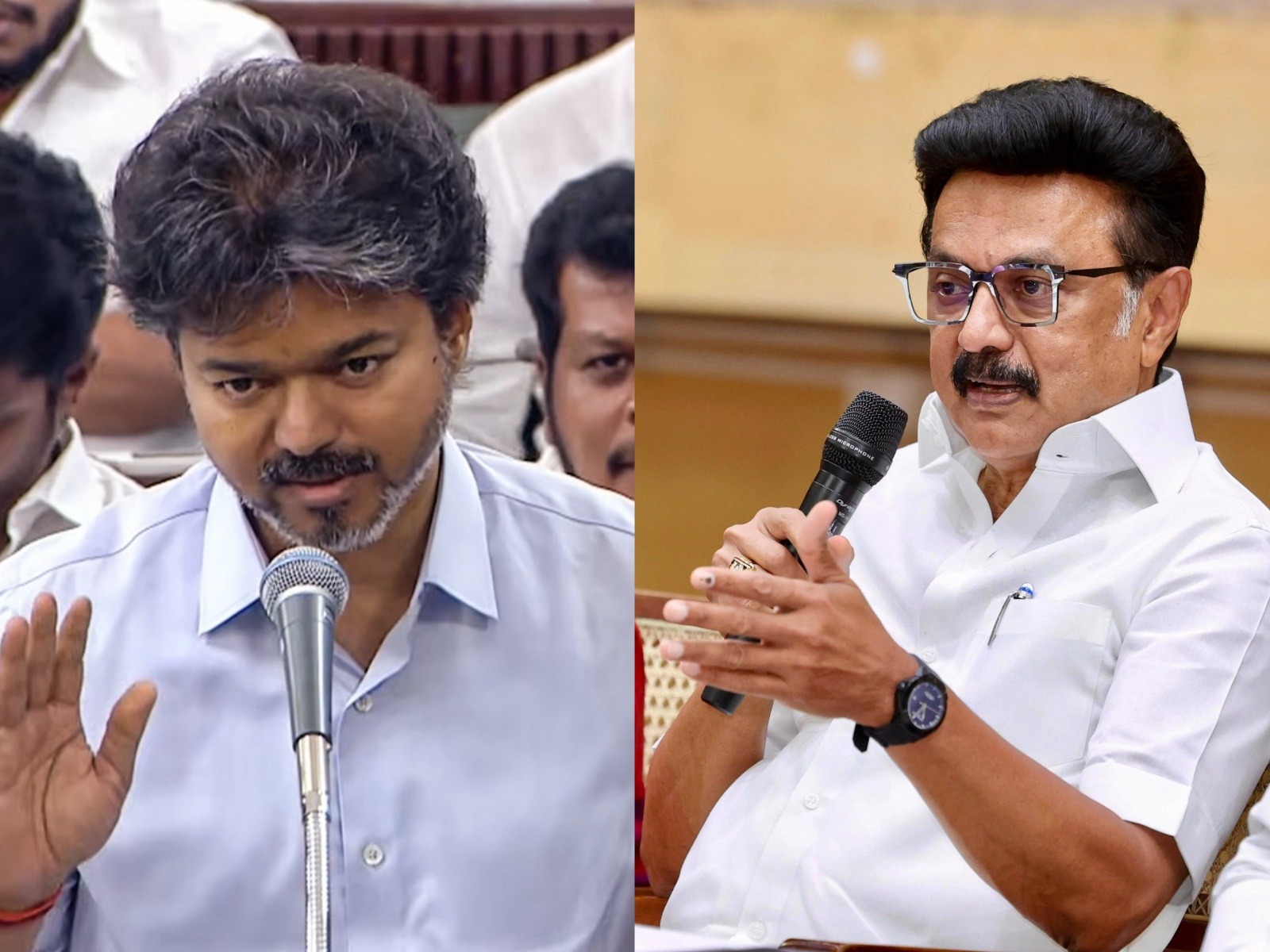 "Exaggerated claims of sacrifice, bravery": TVK slams DMK leadership; accuses 'father-son' duo of 'reducing' party legacy