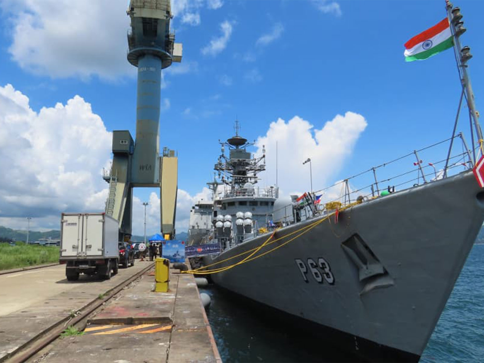 Philippines: Indian naval ships Sahyadri, Kulish arrive for ASEAN Defence Ministers’ Meeting-Plus maritime activity 