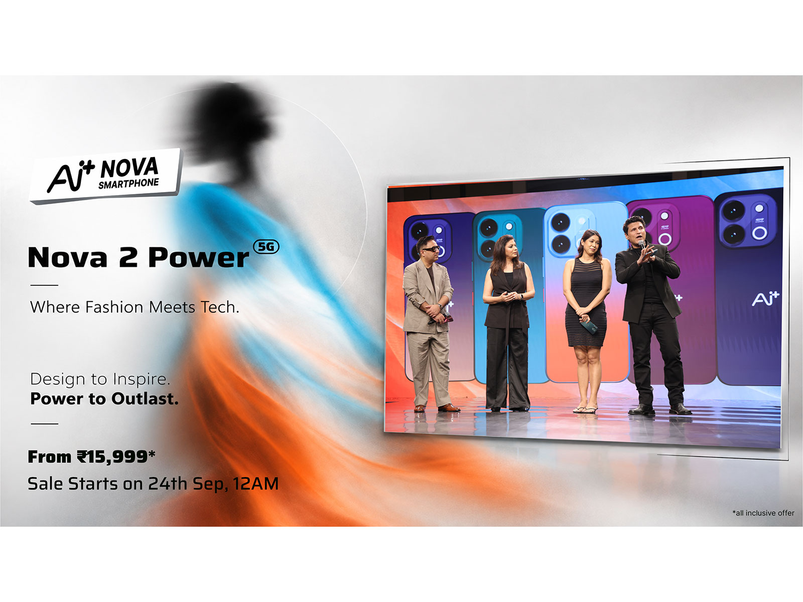 Step into the Future: Ai+ Nova 2 Power Combines High Performance with Eye-Catching Design