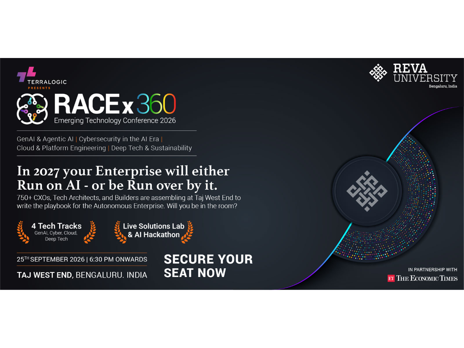 RACE, REVA University to Host RACEx360 Season 2, Bengaluru’s One-Day Emerging Technology Conclave, on 25 September 2026