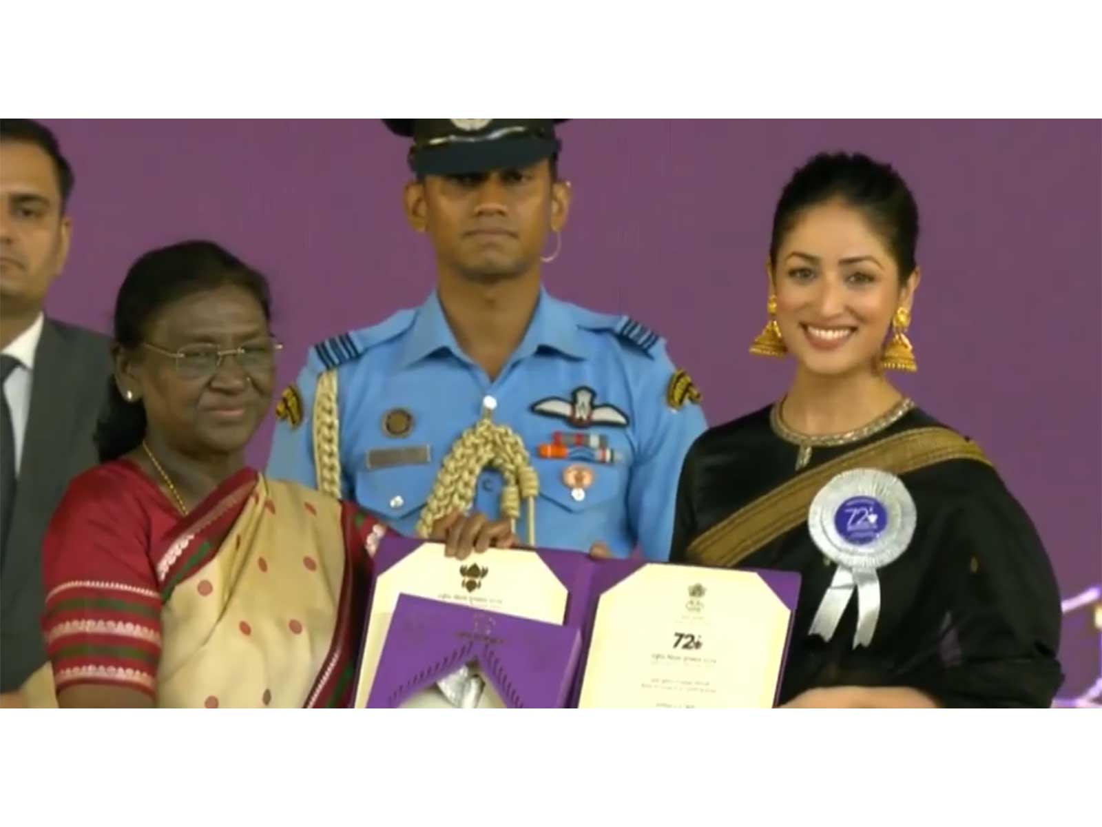 Yami Gautam receives National Film Award for Best Actress for her performance in 'Article 370'