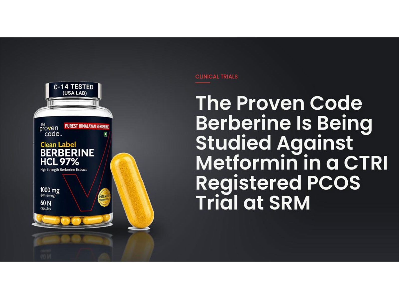The Proven Code Berberine Is Being Studied Against Metformin in a CTRI-Registered PCOS Trial at SRM