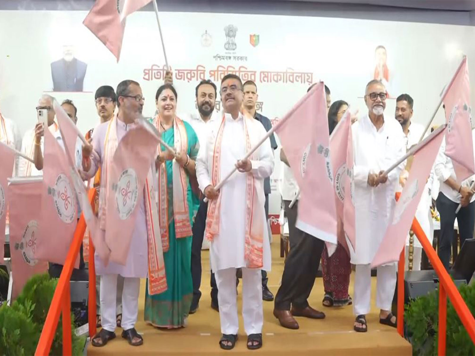 West Bengal CM Suvendu Adhikari flags off 226 modern firefighting vehicles worth Rs 94 crore to strengthen emergency response