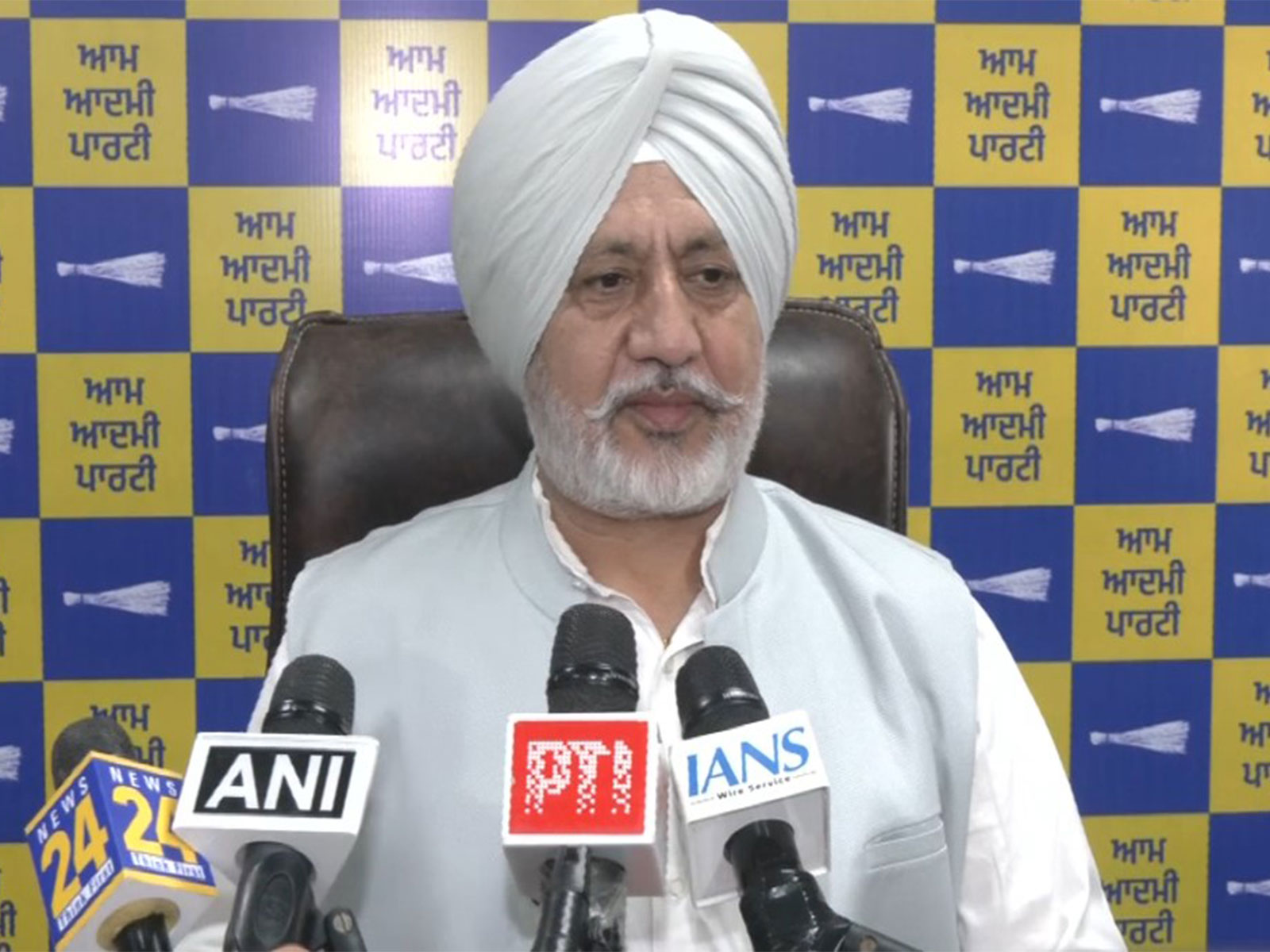 "Modi's ED roaming around in Punjab like dacoits": AAP's Baltej Pannu hits out at Centre over ED raids in Punjab