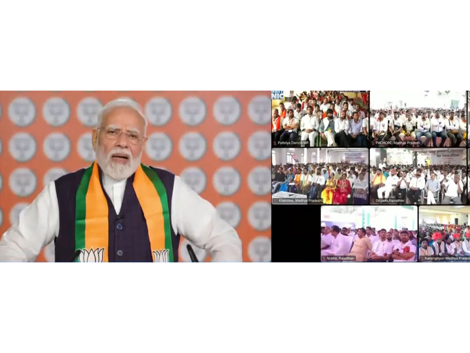 "Nation-building beyond politics": PM Modi interacts with Seva Sankalp Yatra participants, stresses youth role in building developed India