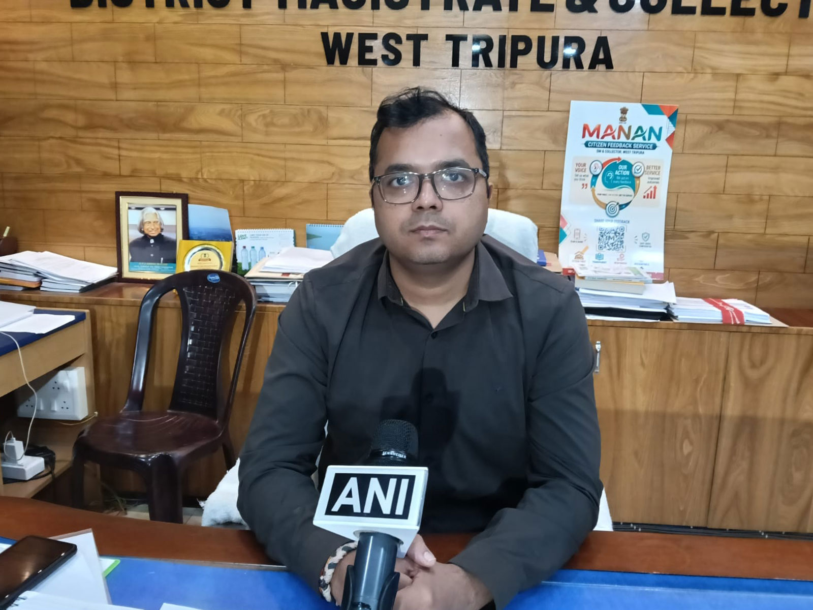 District Magistrate & Collector of West Tripura District, Dr. Vishal Kumar (Photo/ANI) District Magistrate & Collector of West Tripura District, Dr. Vishal Kumar (Photo/ANI)
