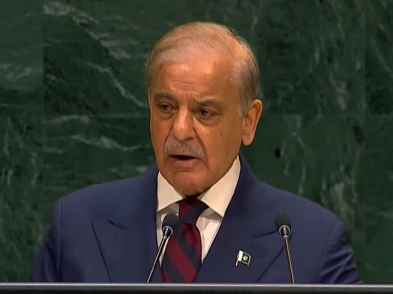 Pakistan PM Shehbaz Sharif says Kashmir dispute requires 'just and fair solution" at UNGA