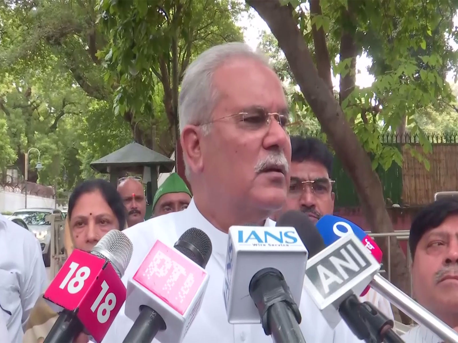 Bhupesh Baghel, victims’ families meet Rahul Gandhi over NIA court verdict on Jhiram Ghati Maoist attack case