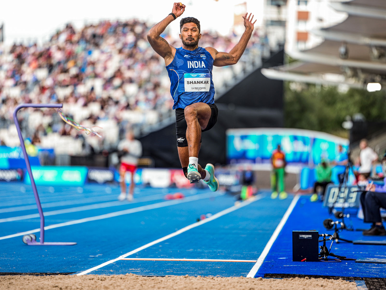 Asian Games 2026: Tejaswin drops to third position after discus throw in decathlon, stays in medal hunt
