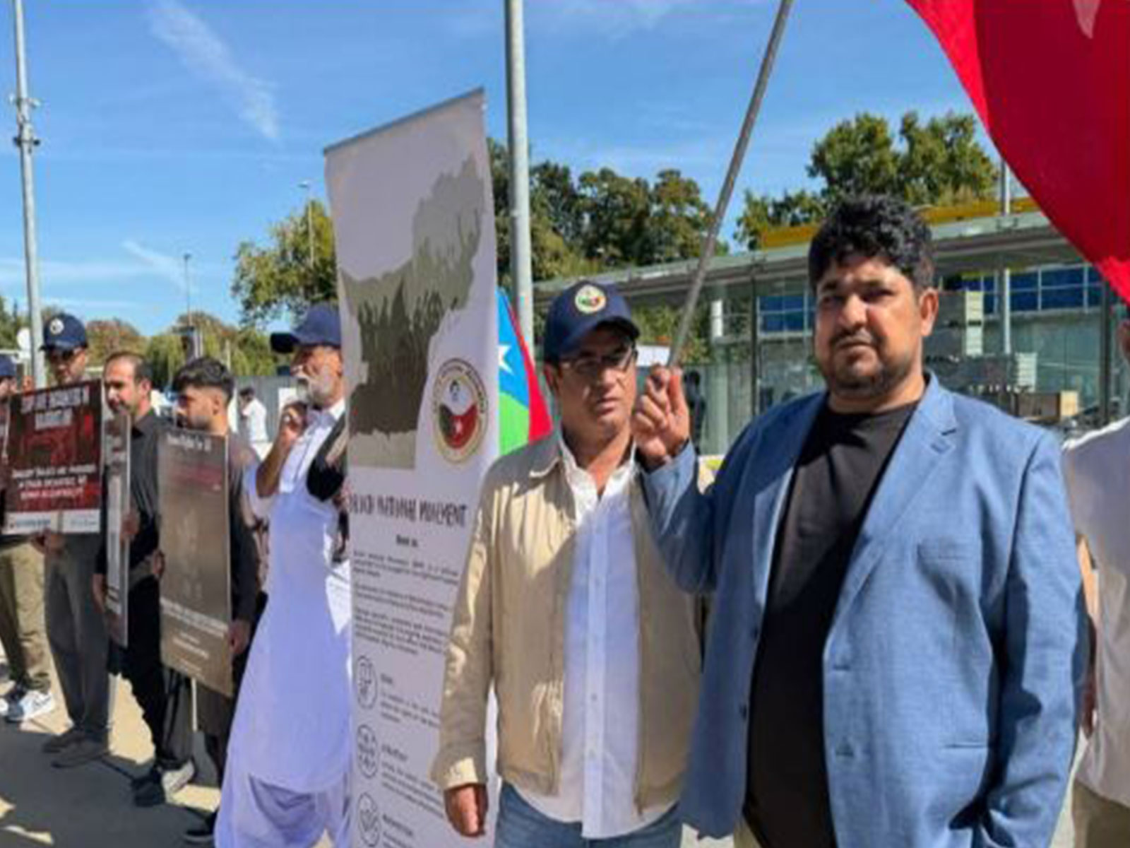 'Baloch National Movement' holds protest in Geneva over human rights violations in Balochistan