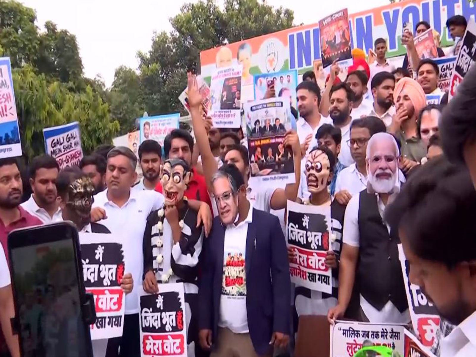 "CEC deceived this country": Congress stages nationwide protest against CEC, demand resignation