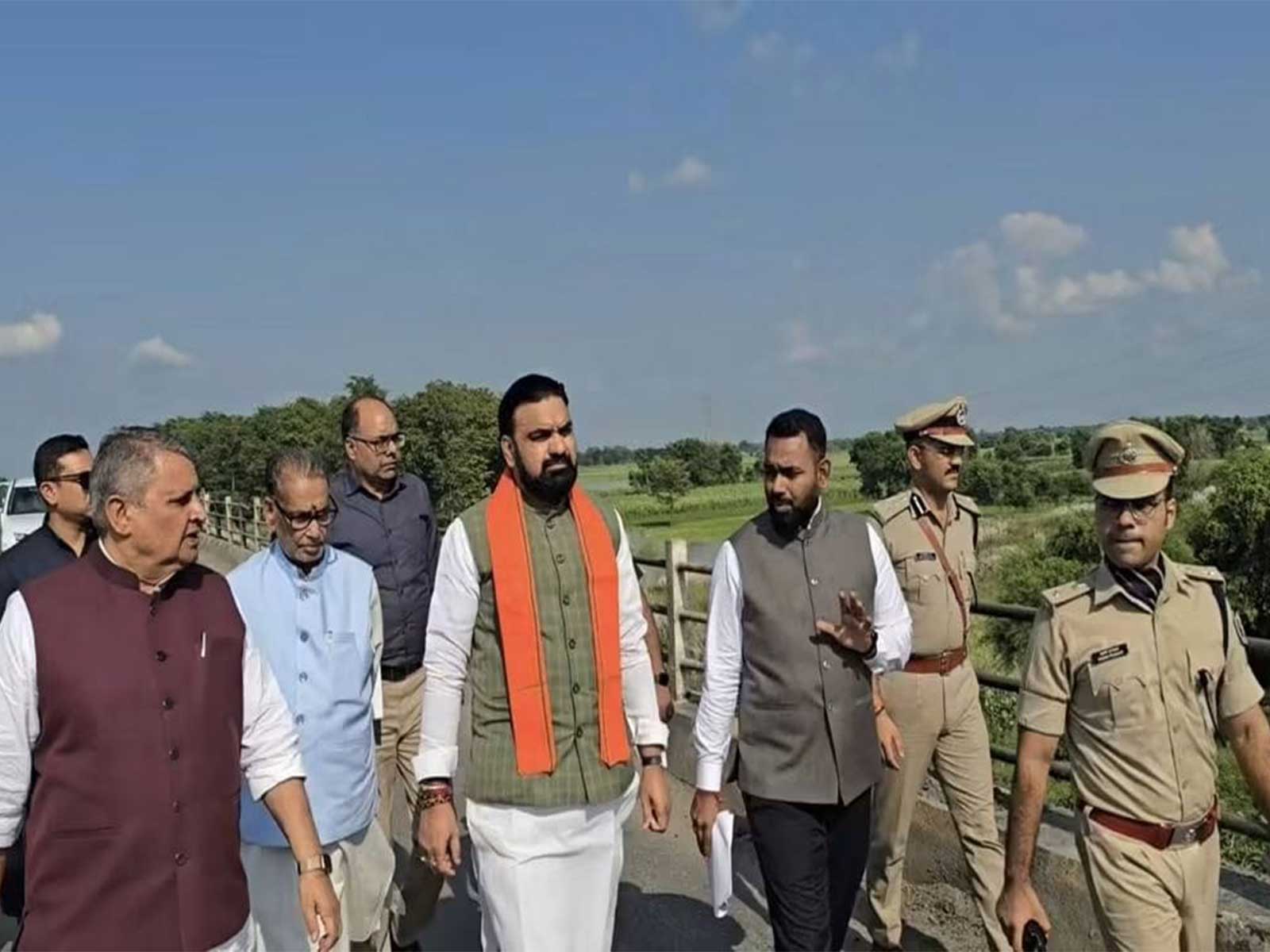Bihar CM Samrat Choudhary conducts aerial survey of flood-hit areas, directs officials to intensify rescue operations