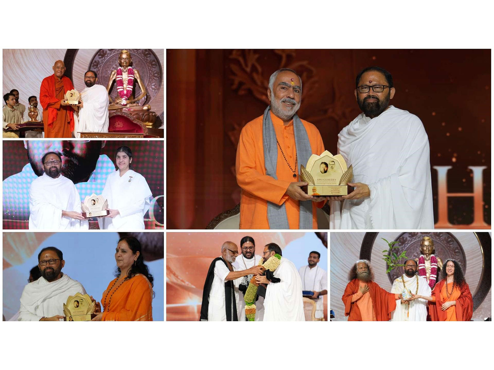 Seven spiritual voices, one stage: Spiritual leaders honour Gurudevshri Rakeshji at 60