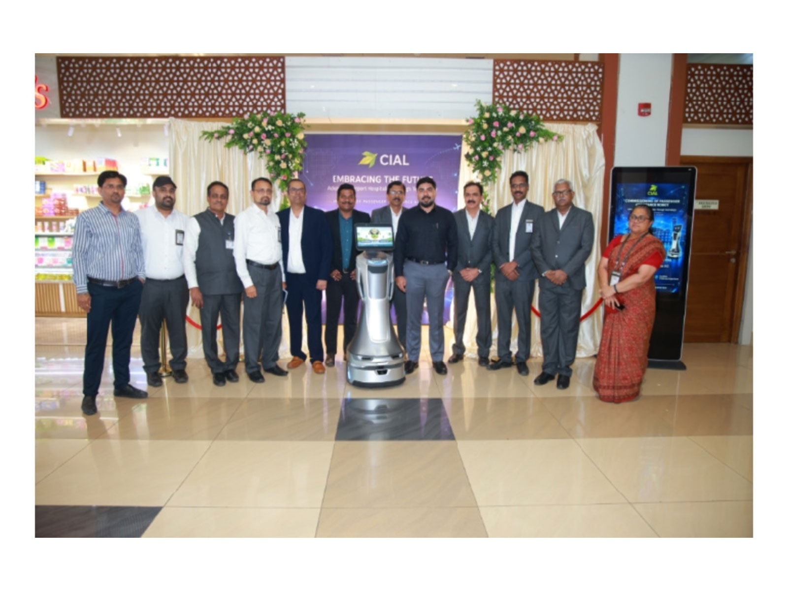 Kinetiq RRobotics Deploys Nova Robotic Concierge at Cochin International Airport