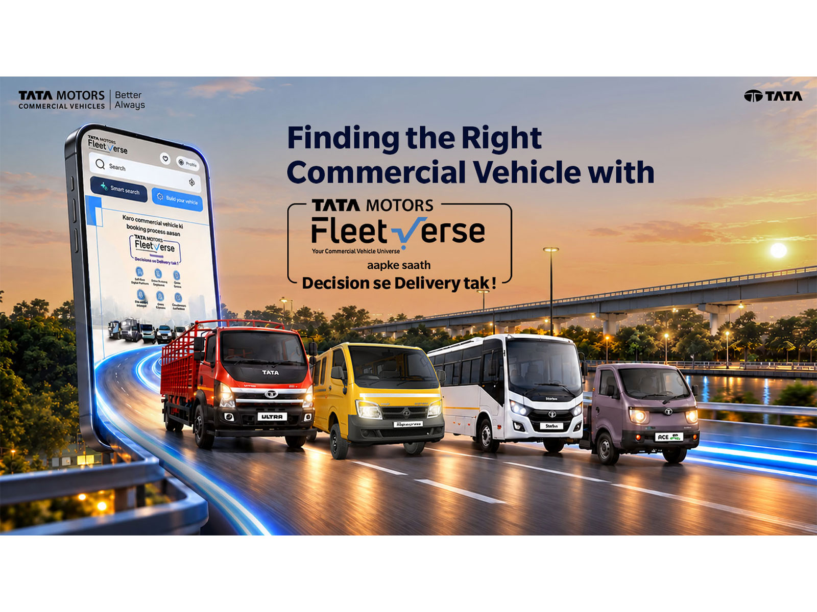 Finding the Right Commercial Vehicle with Tata Motors FleetVerse