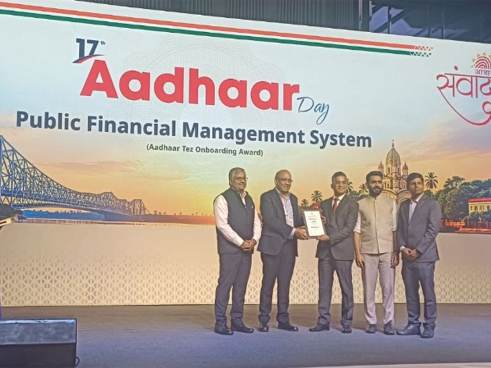 PFMS recognised by UIDAI for fastest onboarding as Aadhaar Authentication User Agency