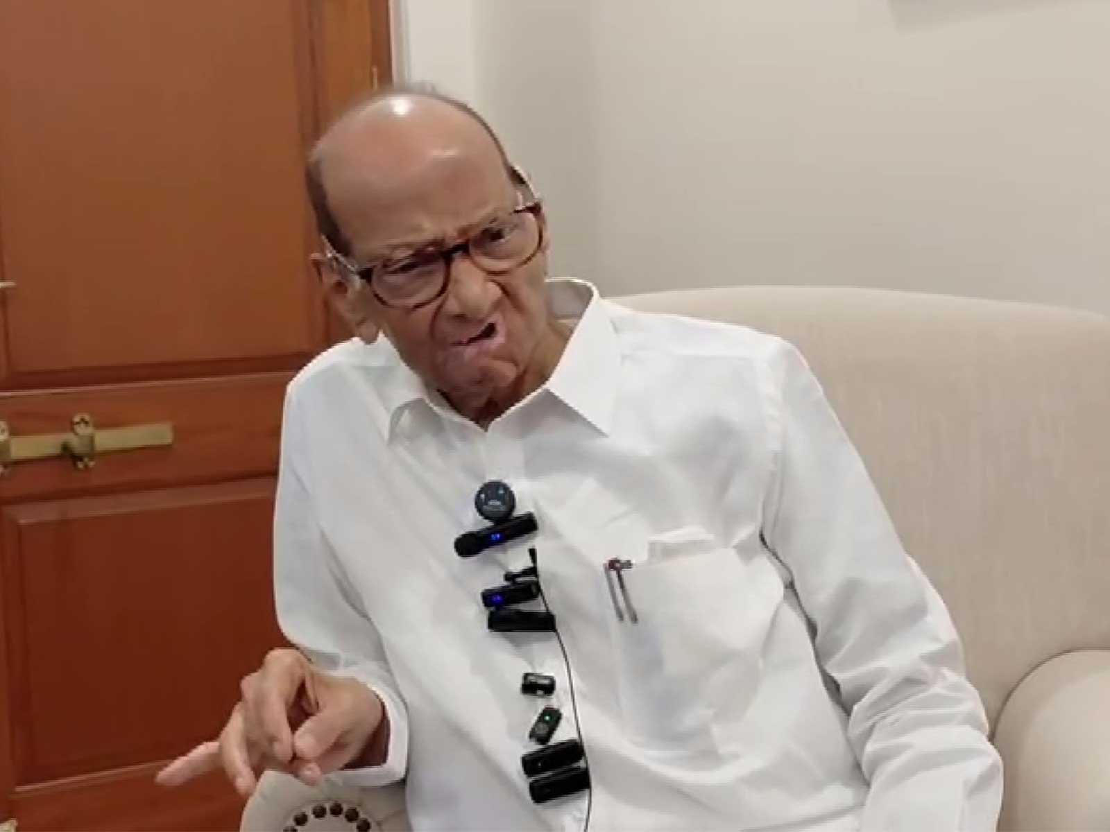 "Our whole attention is on drought-hit people," says NCP-SP chief Sharad Pawar