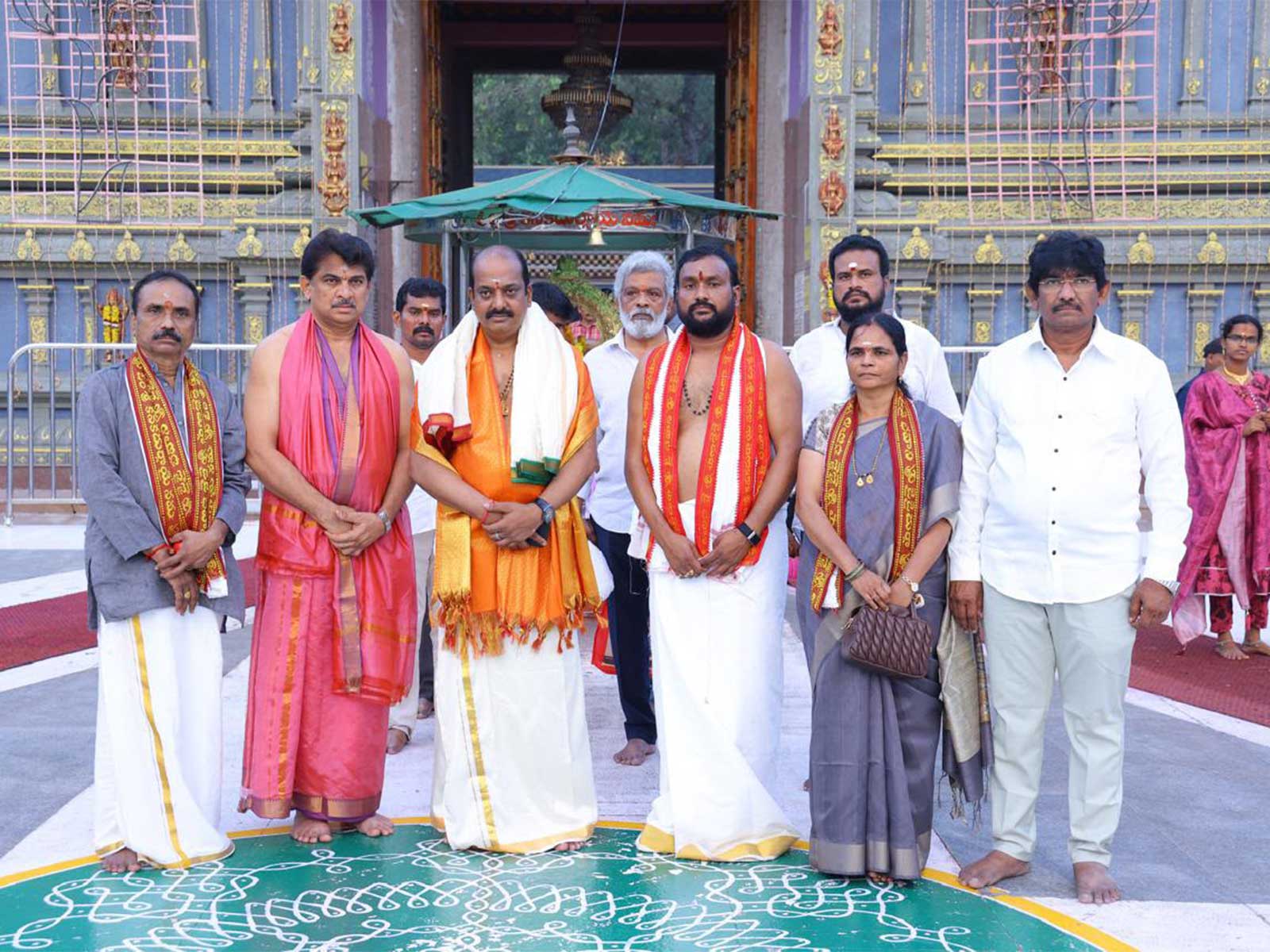 Janasena MP Lingamaneni Ramesh performs Khadgamala Archana in name of Prime Minister Narendra Modi