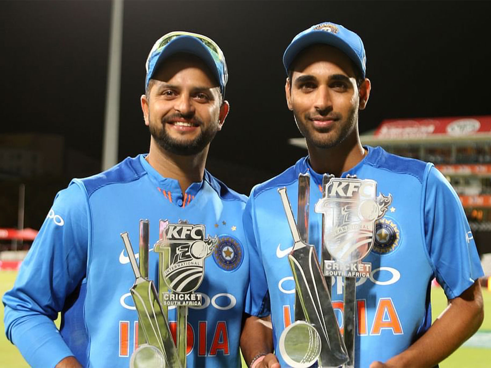 "Comeback thoroughly deserved": Raina celebrates Bhuvneshwar's return to India T20I side