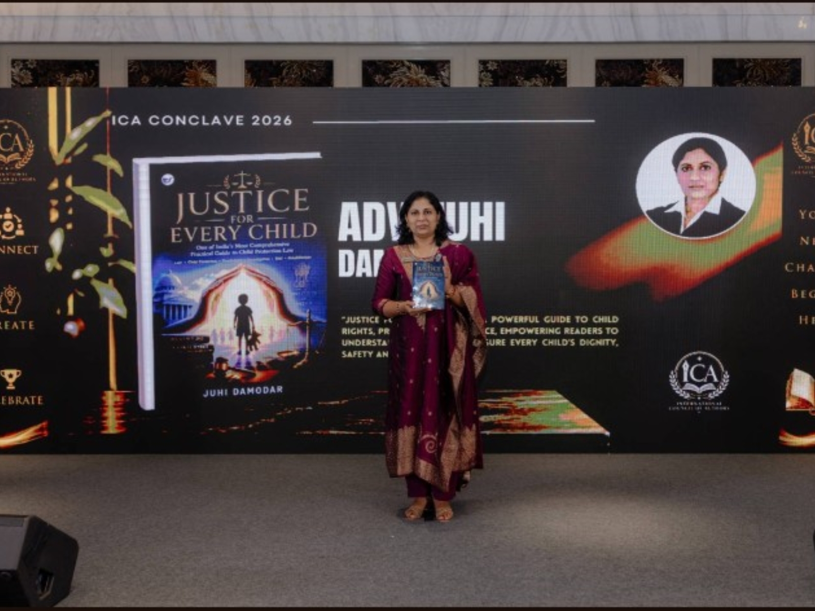 Adv. Juhi Damodar Launched ‘Justice for Every Child’ to Bring Child Protection into Focus at ICA Conclave 2026