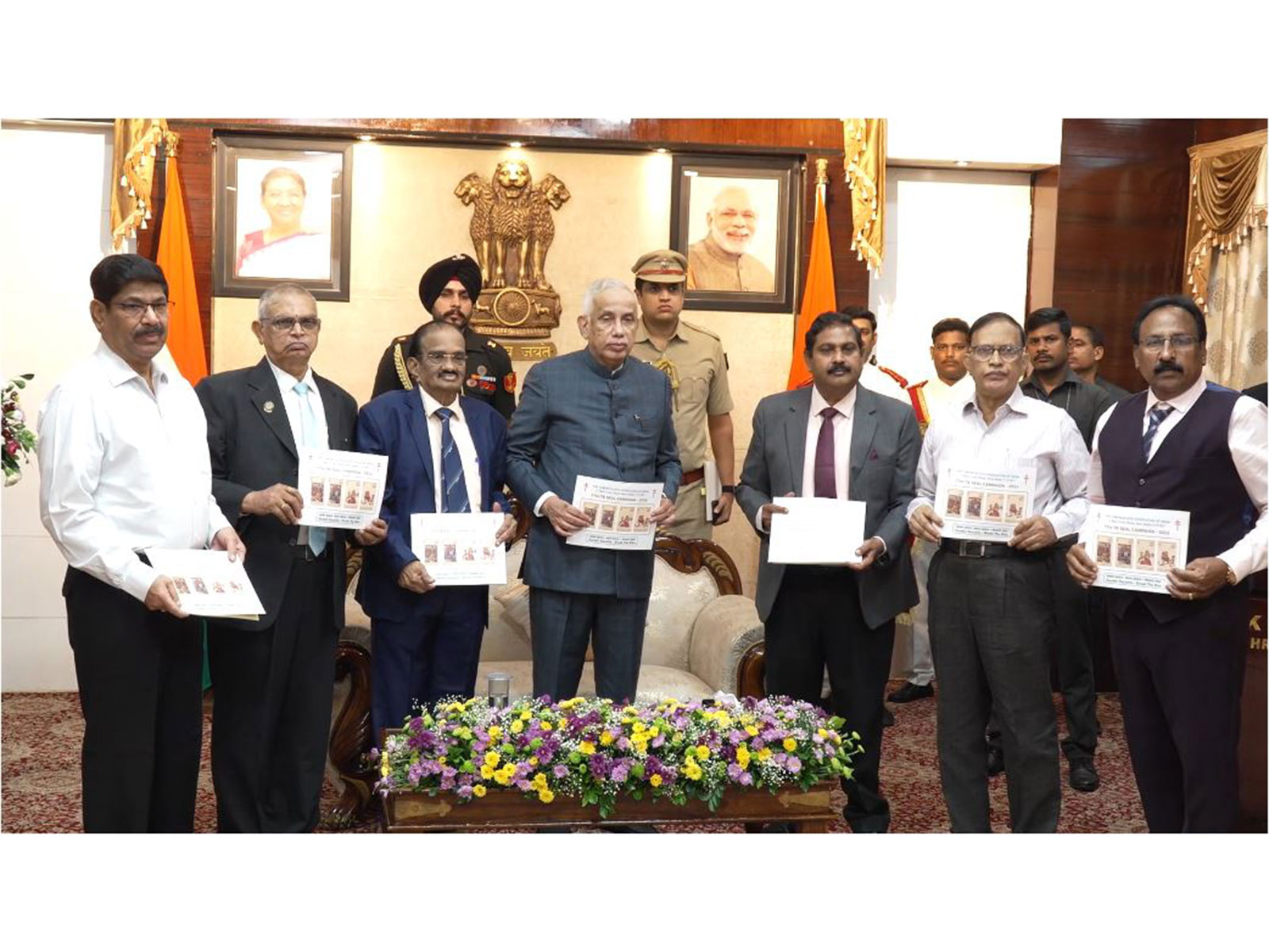 Andhra Guv Abdul Nazeer launches 77th TB seal sale campaign at Lok Bhavan