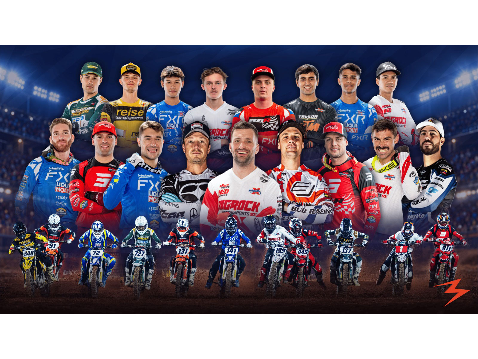 146 world athletes from 21 countries line up for Indian Supercross Racing League Season 3