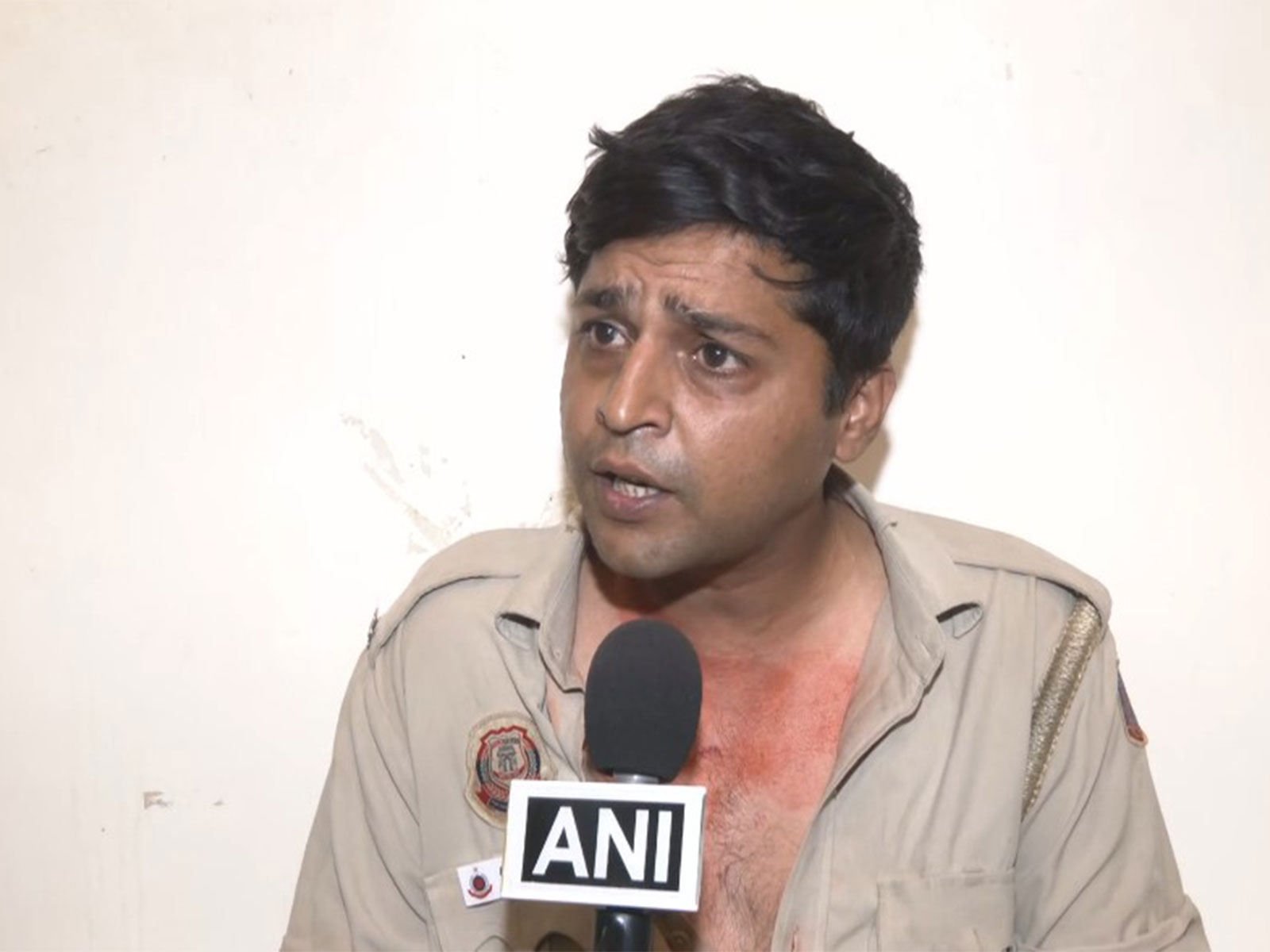 Delhi Police constable alleges assault during opposition protest on Wednesday