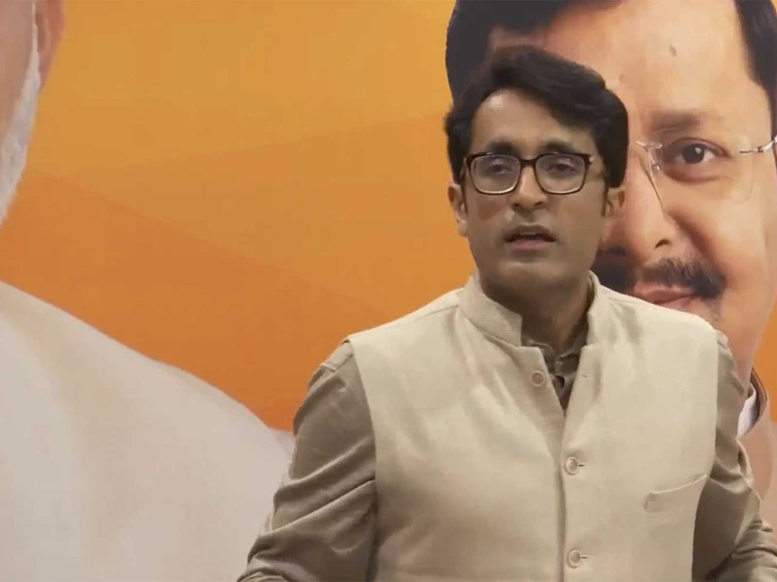 "Congress vs people of India": BJP's Pradeep Bhandari lashes out at Rahul Gandhi over protest against CEC