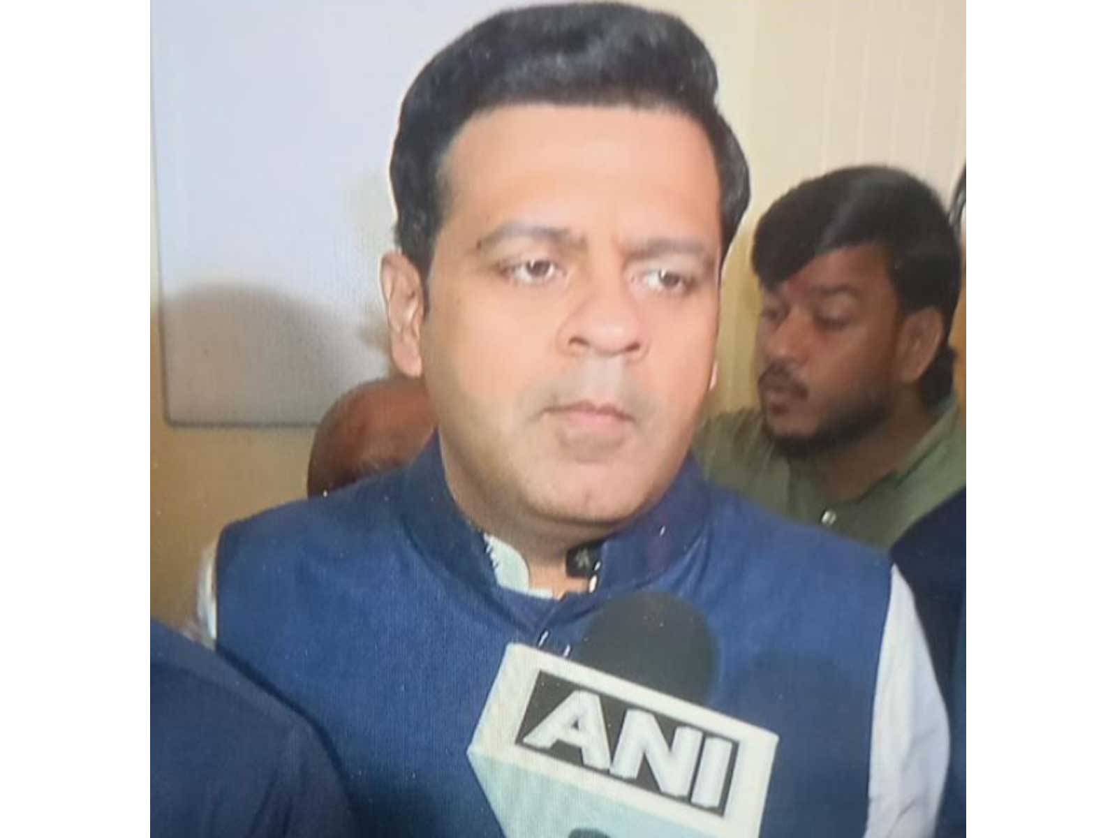 Newly elected Rajya Sabha member Dhanraj Nathwani thanks SP chief Akhilesh Yadav