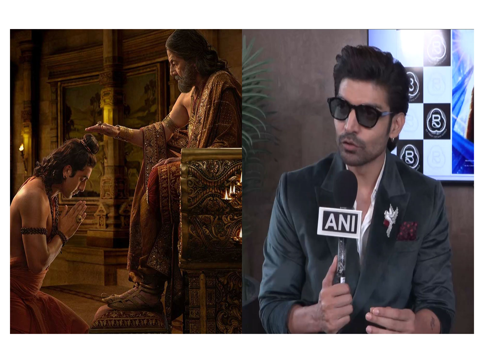 Gurmeet Choudhary (L) 'Ramayana' new poster (R) (Photo/ANI/Instagram@worldoframayana) Gurmeet Choudhary (L) 'Ramayana' new poster (R) (Photo/ANI/Instagram@worldoframayana)