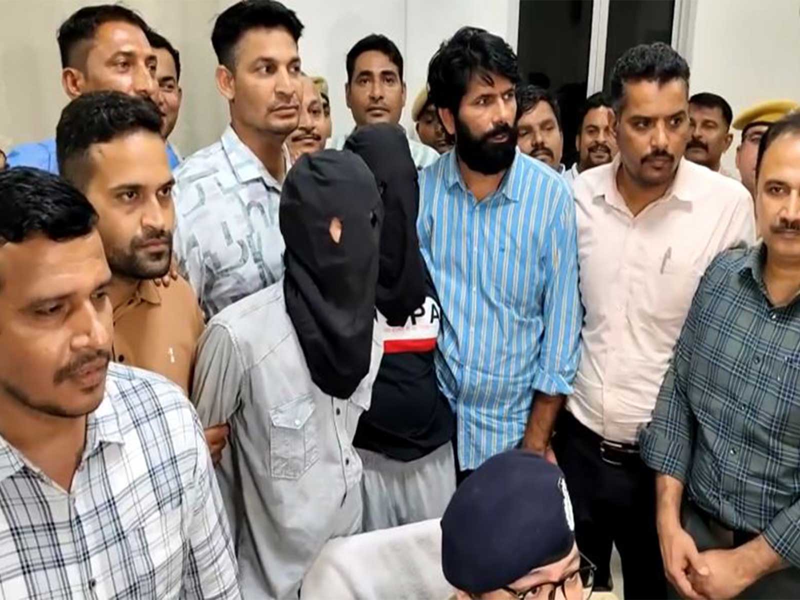 Accused held in Tiger Shroff firing case (Photo/ANI) Accused held in Tiger Shroff firing case (Photo/ANI)