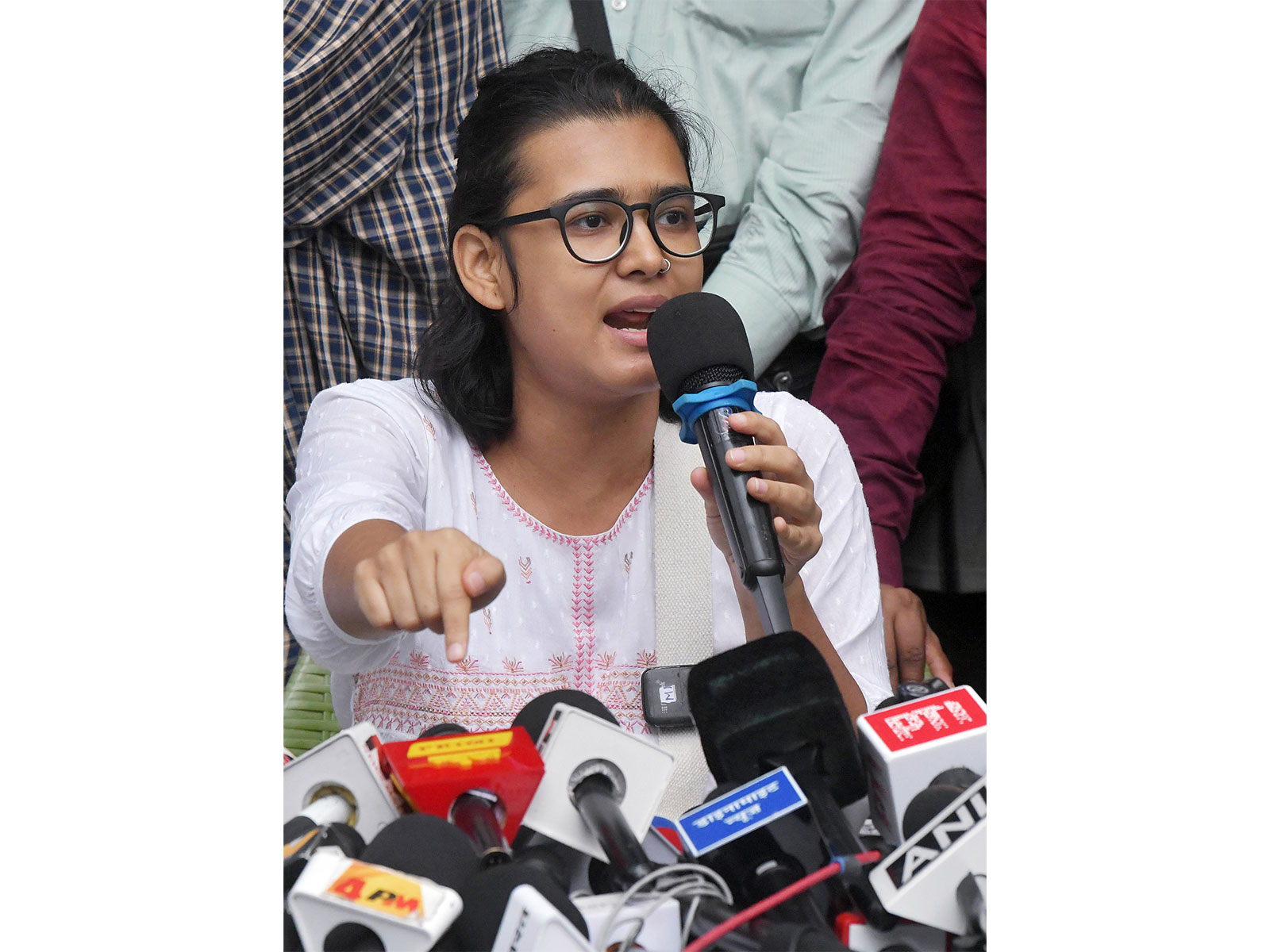 AISA National President Neha Bora (Photo/ANI)