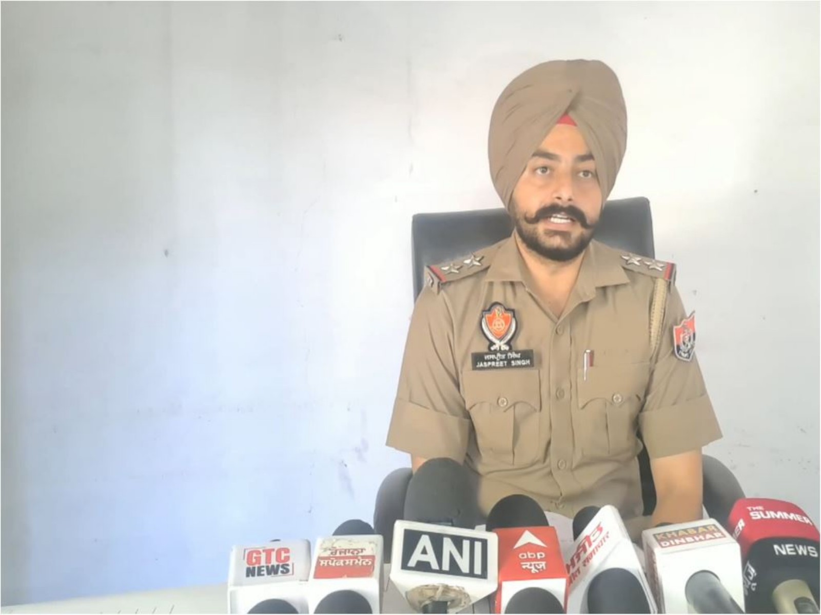 Tibba Police Station Sub-Inspector Jaspreet Singh (Photo/ANI)