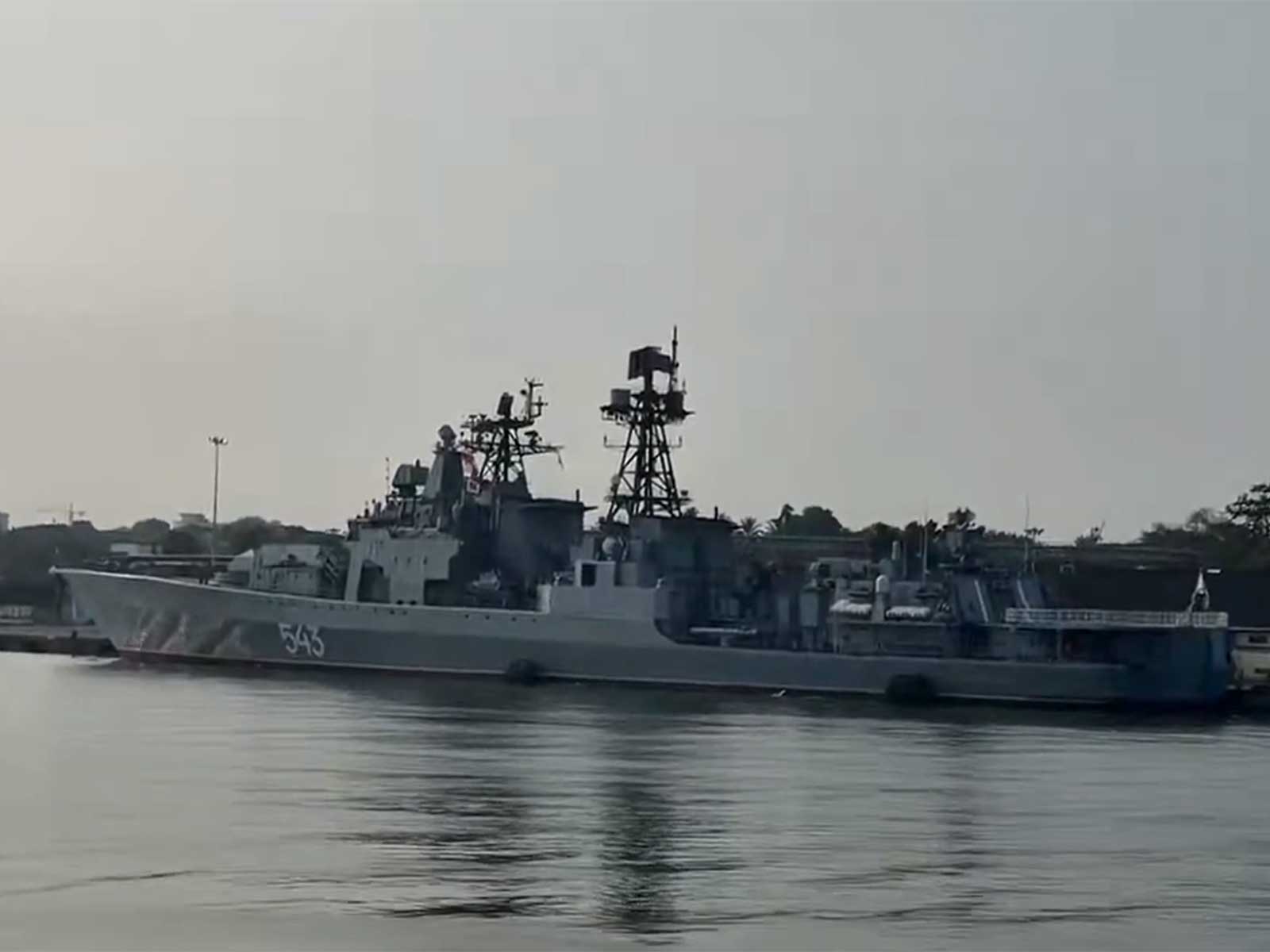 Russian Navy’s Pacific Fleet ships dock at Keralam's Kochi port
