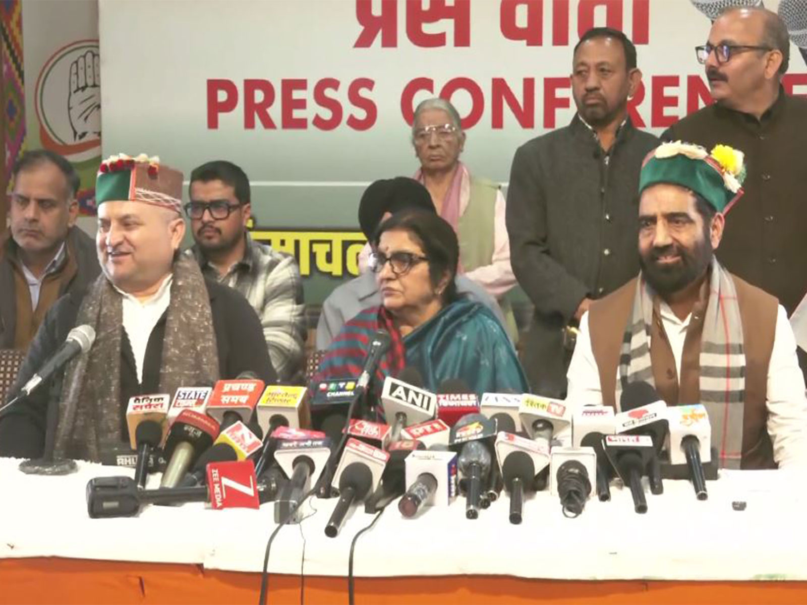 Joint press conference of Congress and the Left parties (Photo/ANI) Joint press conference of Congress and the Left parties (Photo/ANI)