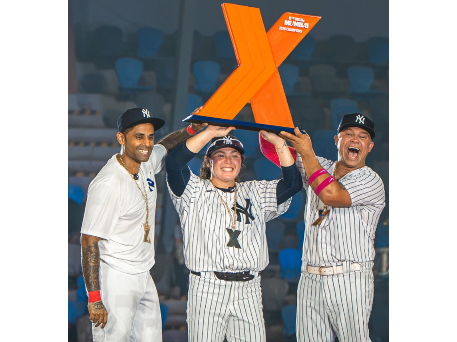 Suryakumar Yadav, Shardul Thakur, Radha Yadav join baseball stars for inaugural MLBx Mumbai event