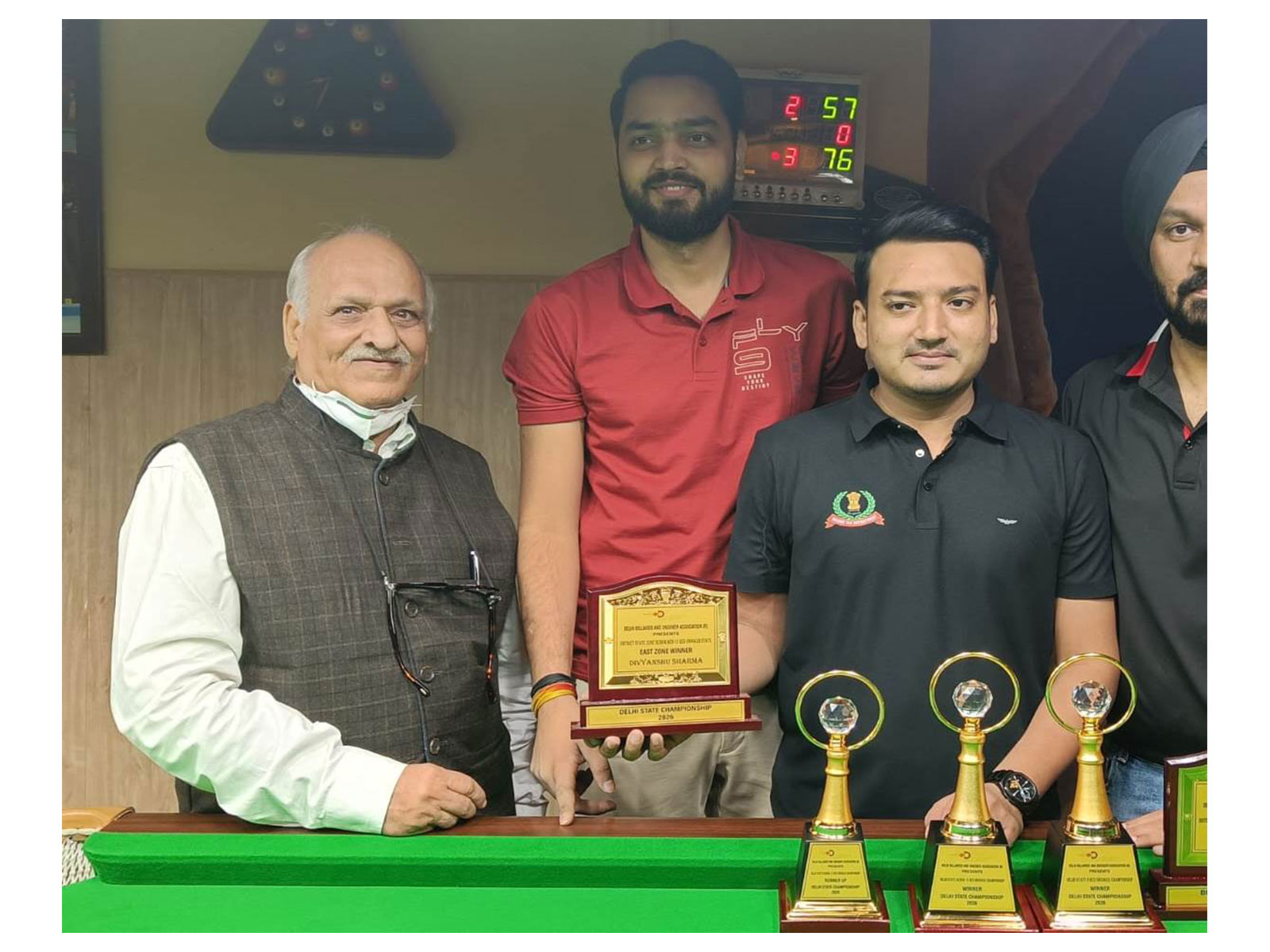 Double Crown for Shoaib Khan at 49th Delhi State 15-Red Snooker Championship