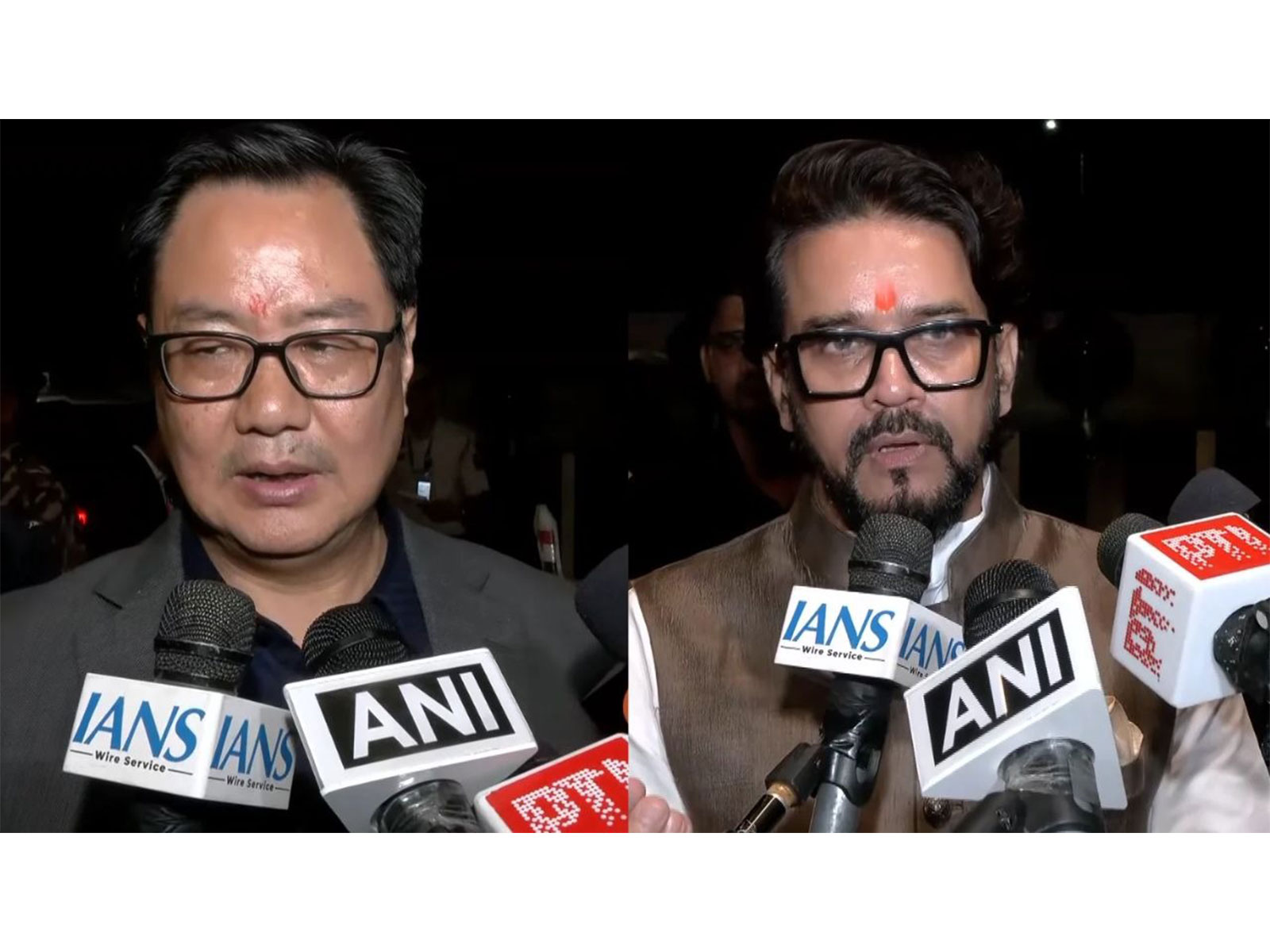Union Minister Kiren Rijiju, BJP MP Anurag Thakur welcome World Armwrestling, World Para Armwrestling C’ships in Delhi