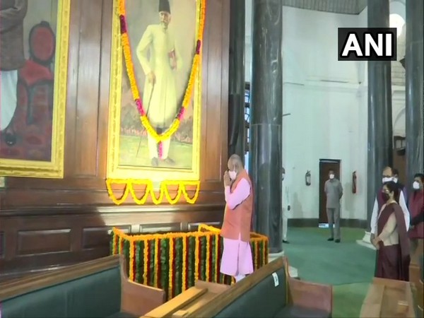Lok Sabha Speaker Om Birla pays tribute to Maulana Abul Kalam Azad on his birth anniversary (Photo ANI)