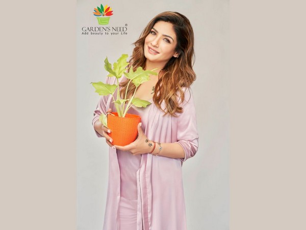 Raveena Tandon to endorse the brand Garden's Need, a Leading Manufacturer of planters