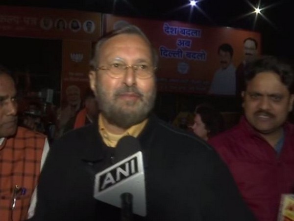 Union Minister Prakash Javadekar speaking to ANI in New Delhi on Saturday. Photo/ANI