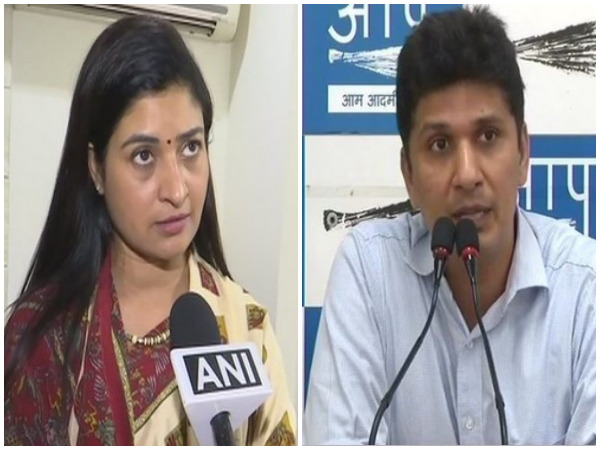 Alka Lamba and Saurabh Bharadwaj (File Photo)